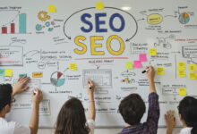 SEO strategy elements including SEO plans, article SEO, common SEO issues, and the role of SEO companies